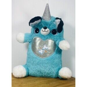 RAINBOWCORNS Puppycorn Blue 11" Rescue Surprise Silver Wings